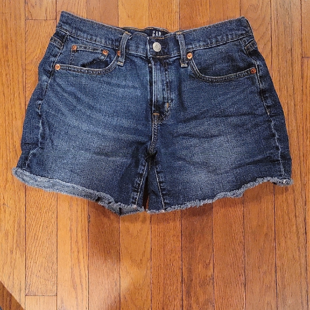 GAP Women's Dark Denim Jean Shorts
